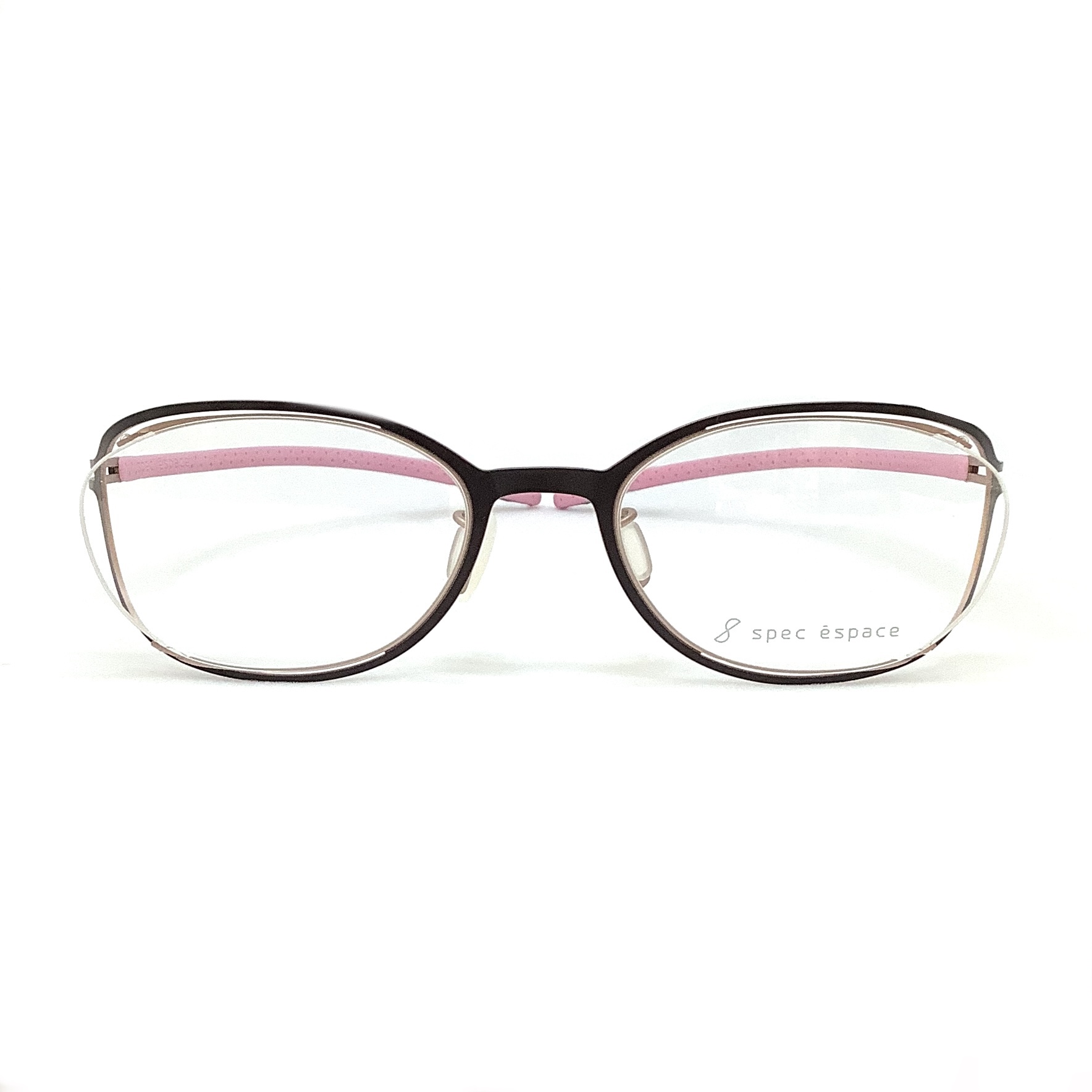 ES-2164 04 brown pink＜spec espace＞ –  大平眼鏡店｜福島県いわき市のメガネ専門店。めがね・サングラス・レンズのことならお任せください。