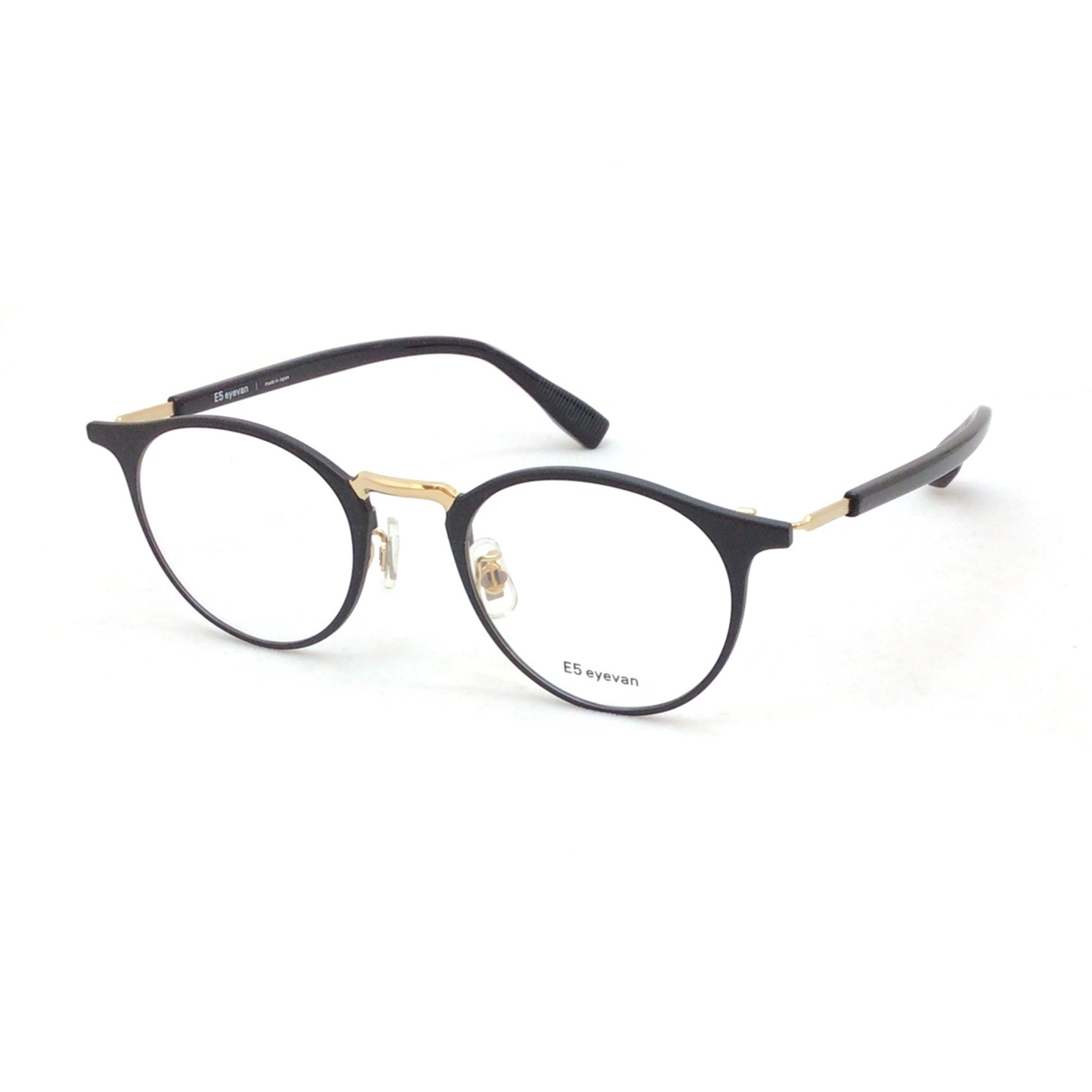 モデル名：m19 MBKWG/WG、メーカー名： E5 eyevan、眼鏡フレーム