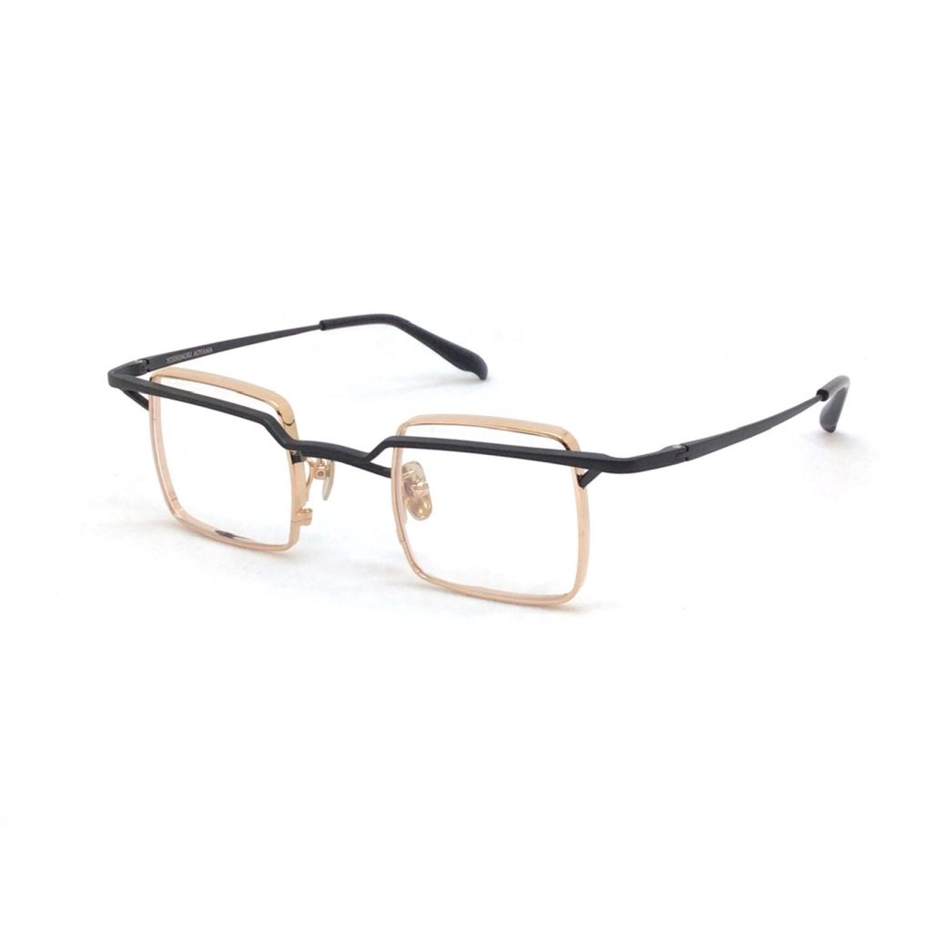 モデル名：YA-002 03、メーカー名： YOSHINORI AOYAMA、眼鏡フレーム