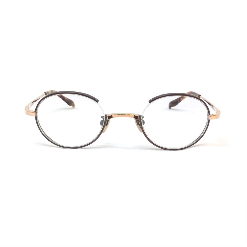 モデル名：YA-025 03、メーカー名： YOSHINORI AOYAMA、眼鏡フレーム