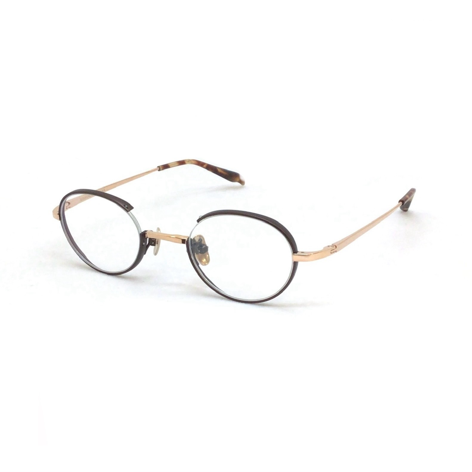 モデル名：YA-025 03、メーカー名： YOSHINORI AOYAMA、眼鏡フレーム