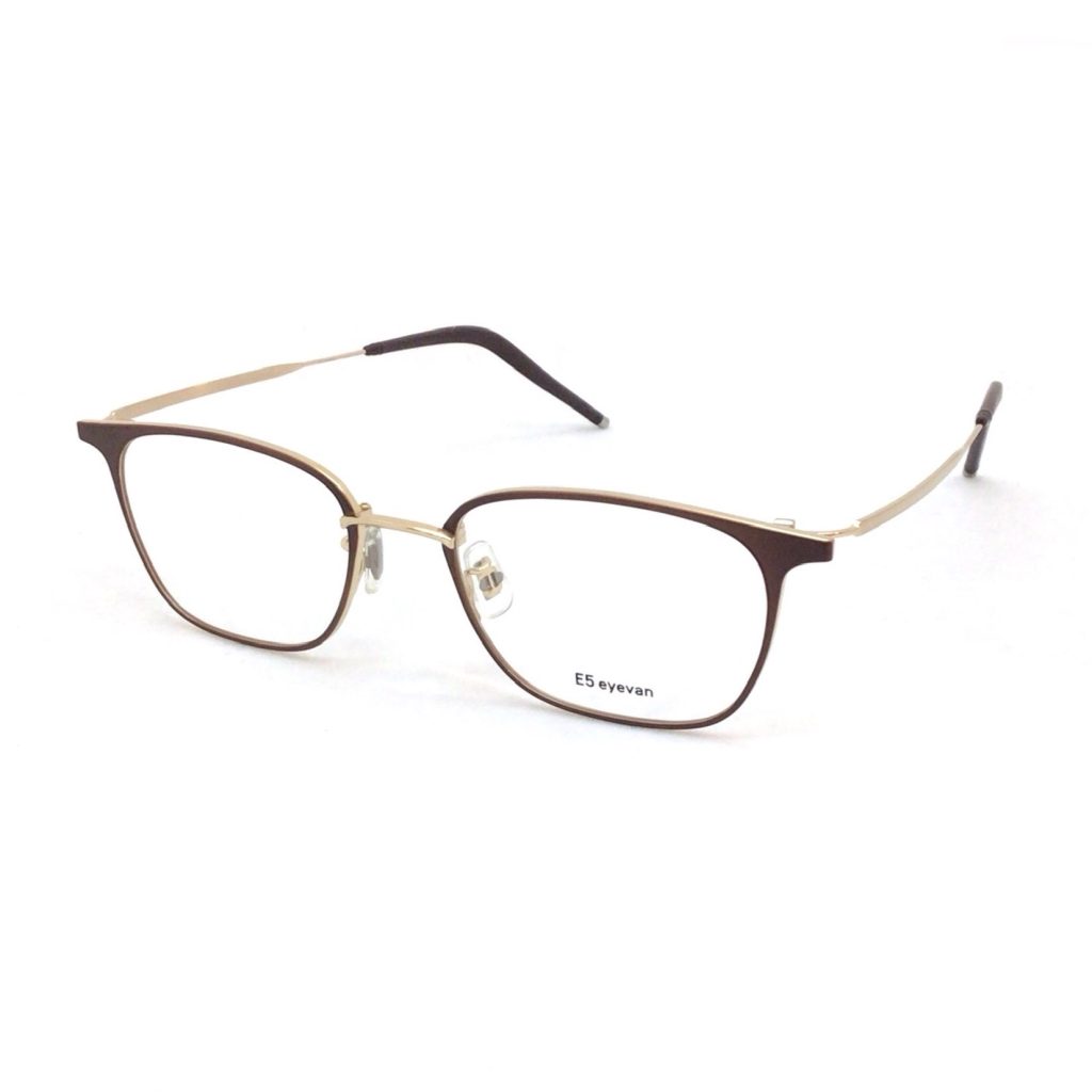モデル名：m22 BRZWG/WG、メーカー名：E5 eyevan、眼鏡フレーム