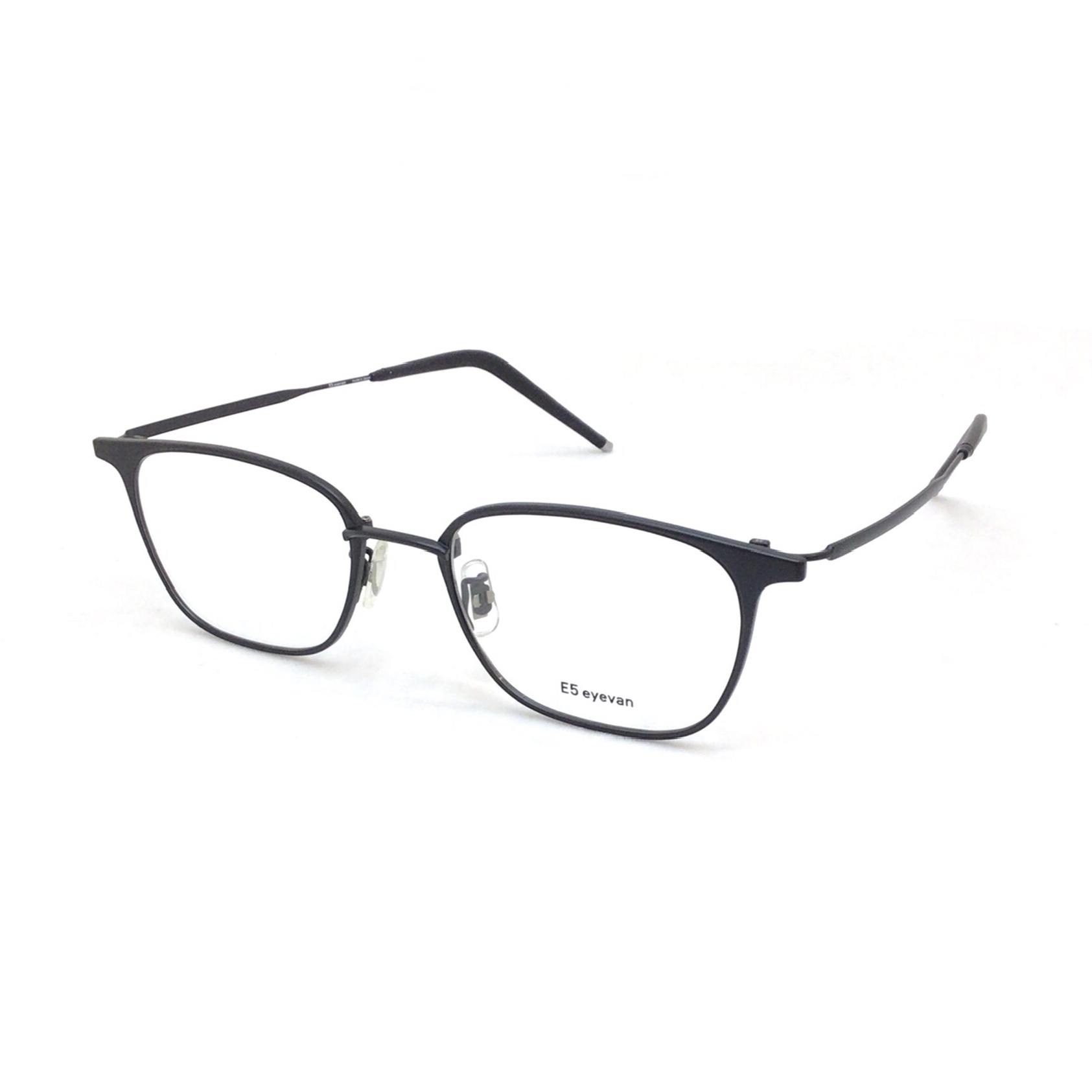 モデル名：m22 MBK/MBK、メーカー名：E5 eyevan、眼鏡フレーム