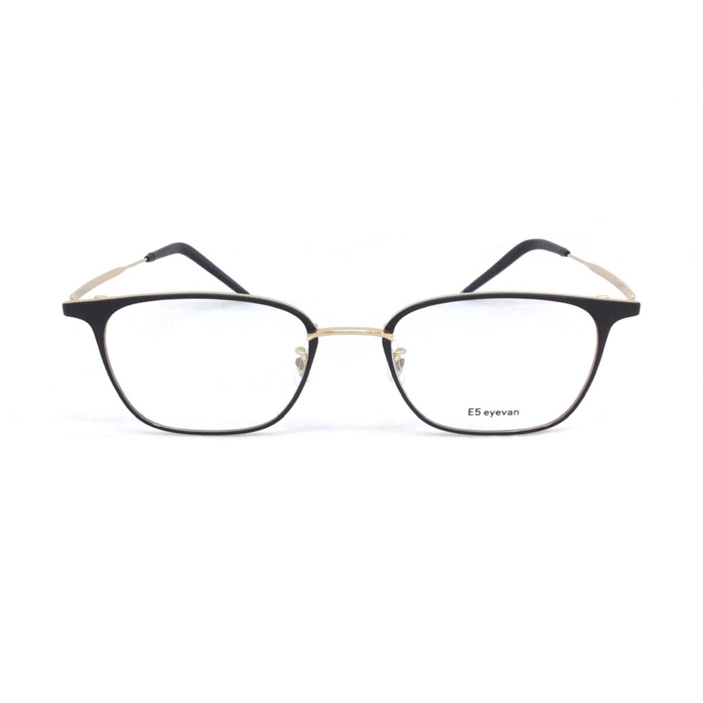 モデル名：m22 MBKWG/WG、メーカー名：E5 eyevan、眼鏡フレーム