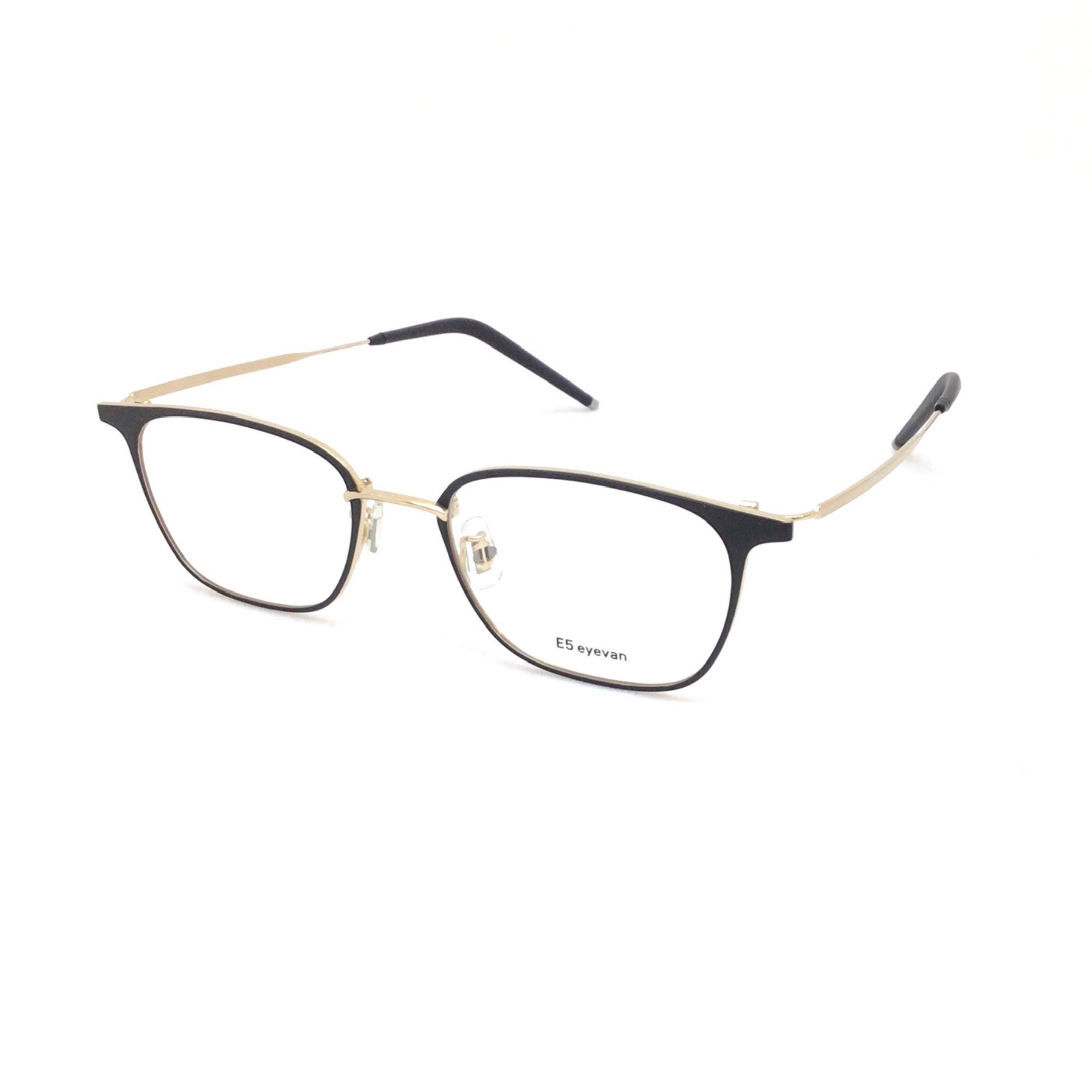 モデル名：m22 MBKWG/WG、メーカー名：E5 eyevan、眼鏡フレーム